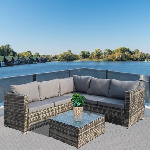 Seater rattan corner sofa - 5,